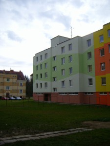 Panelový dům České Velenice